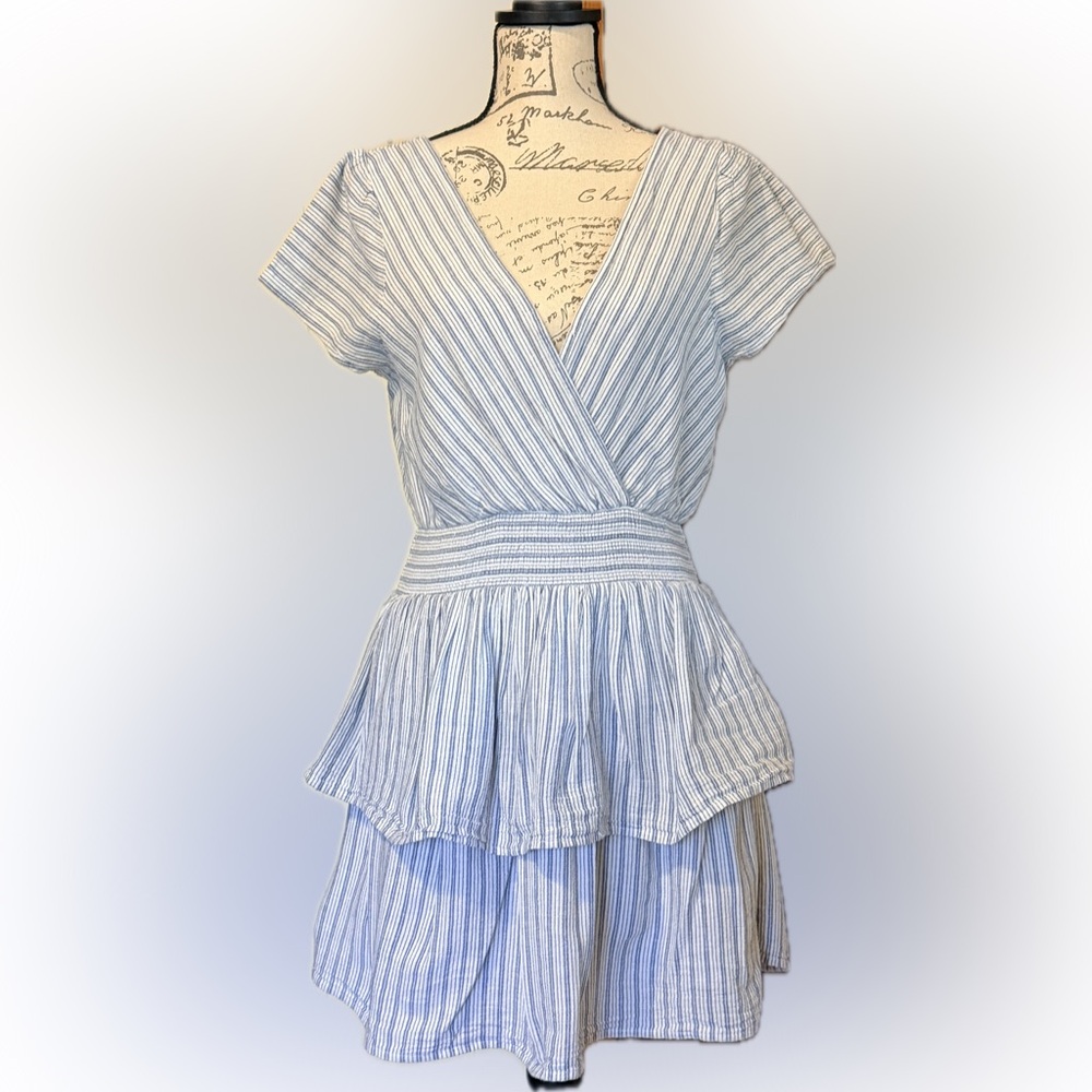 American Eagle Outfitters Blue Striped Dress